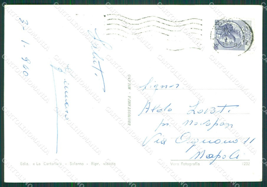 Salerno Città Monte San Liberatore Foto FG cartolina KB4234 – retro