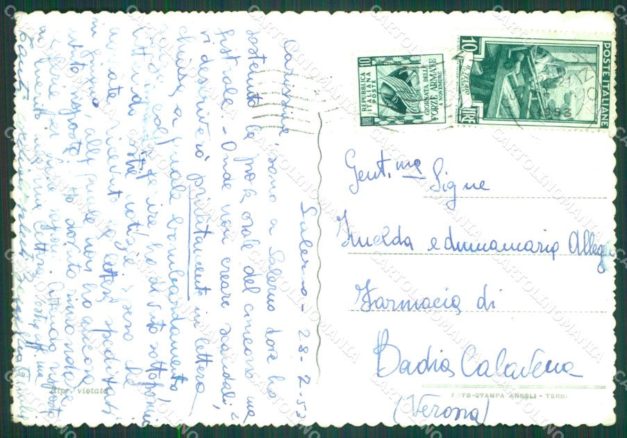 Salerno Città PIEGA Foto FG cartolina KB4235 – retro