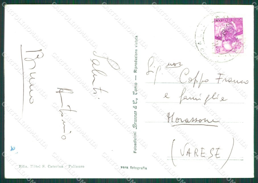 Salerno Palinuro Foto FG cartolina KB4239 – retro