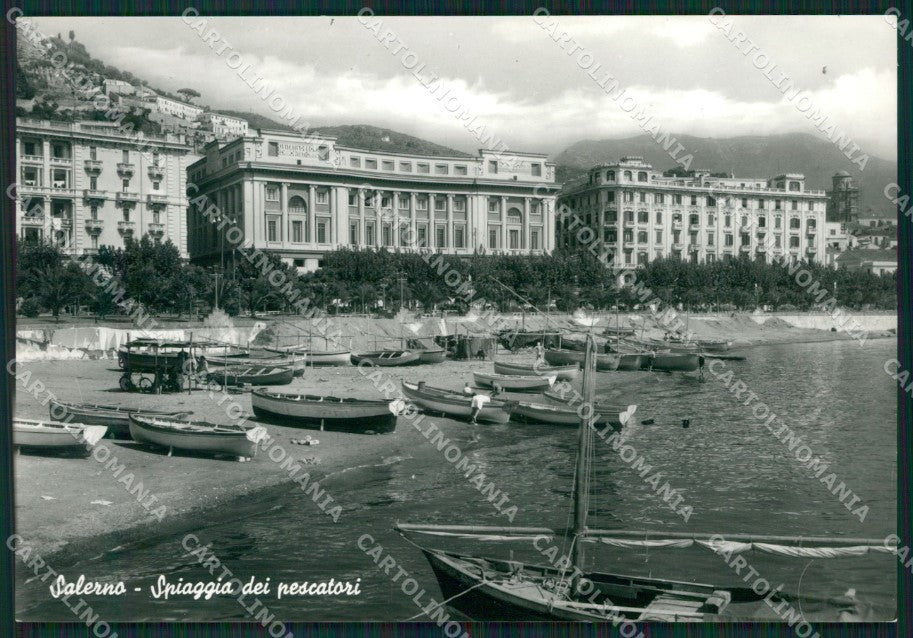 Salerno Città Barche Foto FG cartolina KB4240 – fronte