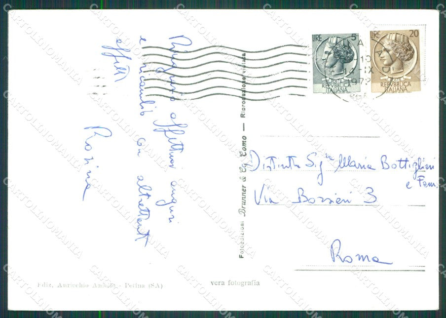 Salerno Petina Foto FG cartolina KB4244 – retro