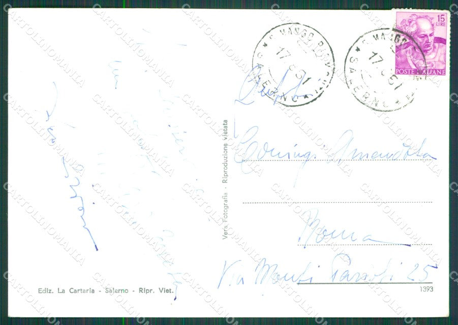 Salerno Città Foto FG cartolina KB4245 – retro