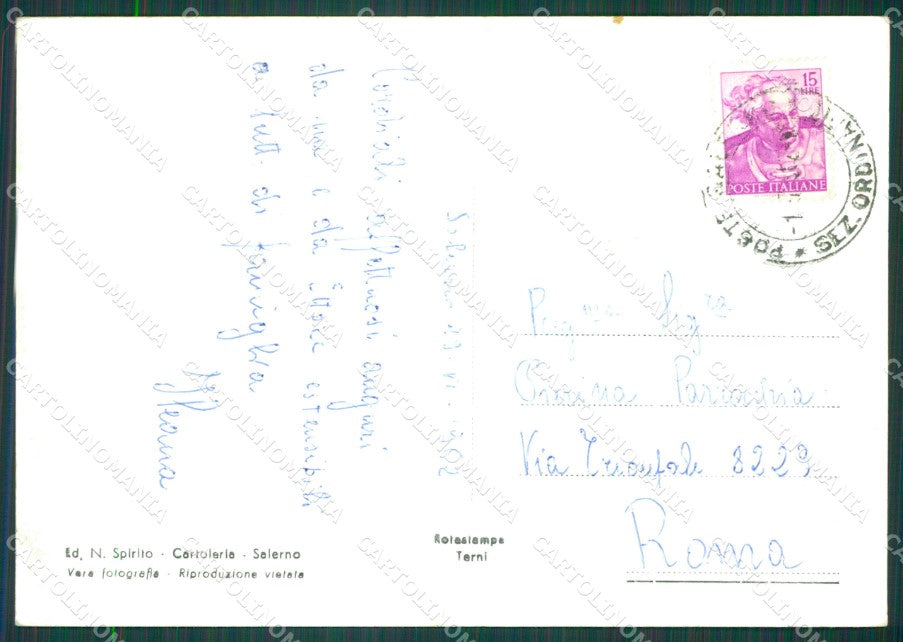 Salerno Città ABRASA Foto FG cartolina KB4252 – retro