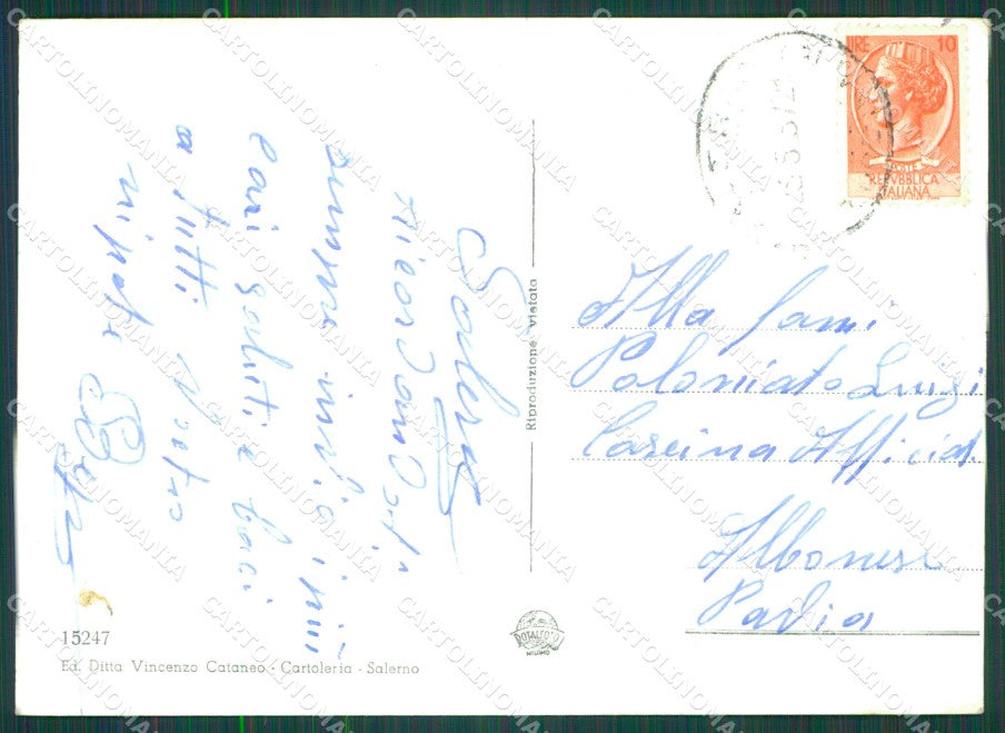 Salerno Città PIEGHINA Foto FG cartolina KB4258 – retro