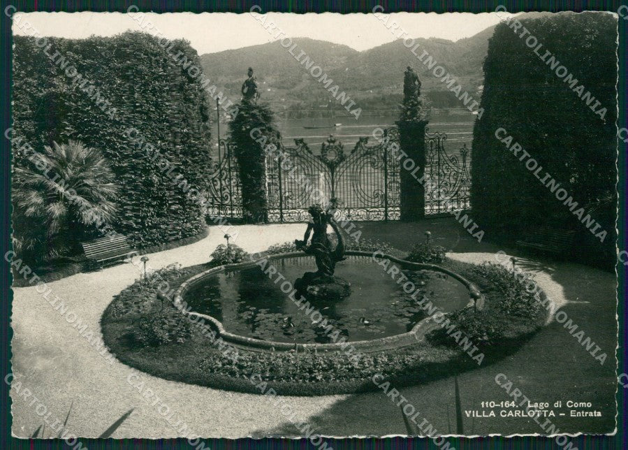 Como Tremezzo Villa Carlotta PIEGHINE Foto FG cartolina KB4279 – fronte