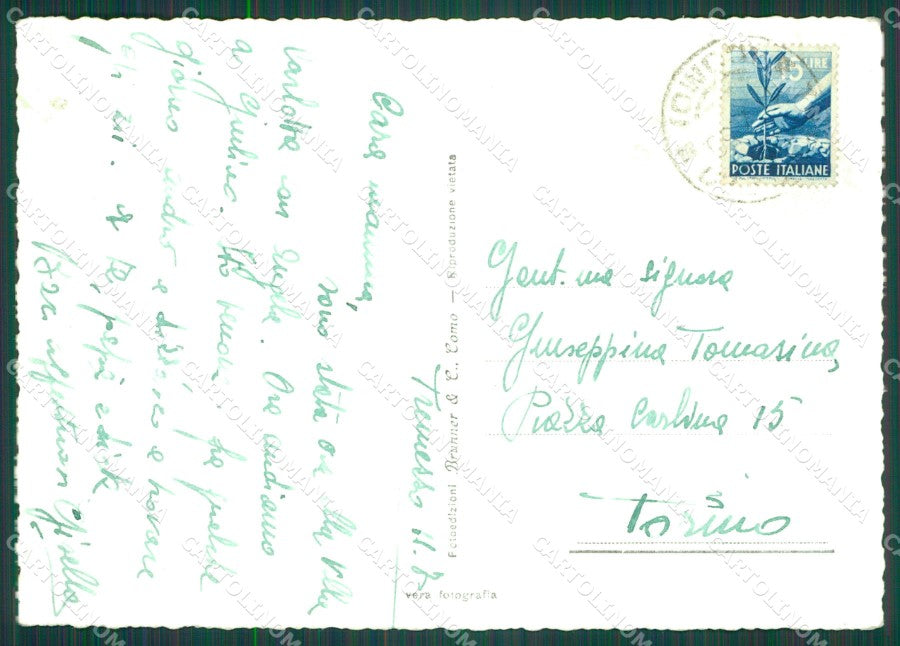 Como Tremezzo Villa Carlotta PIEGHINE Foto FG cartolina KB4279 – retro