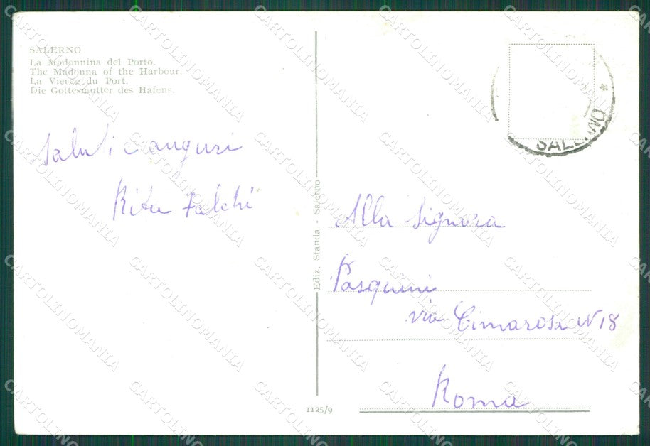Salerno Città FG cartolina KB4293 – retro