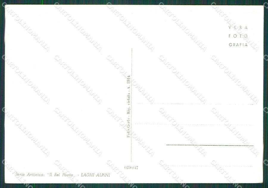 Como Lago del Segrino Foto FG cartolina KB4302 – retro
