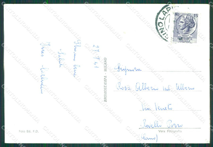 Lecco Esino Lario Foto FG cartolina KB4303 – retro
