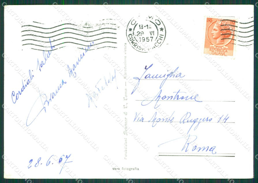 Como Città Lago di Foto FG cartolina KB4305 – retro