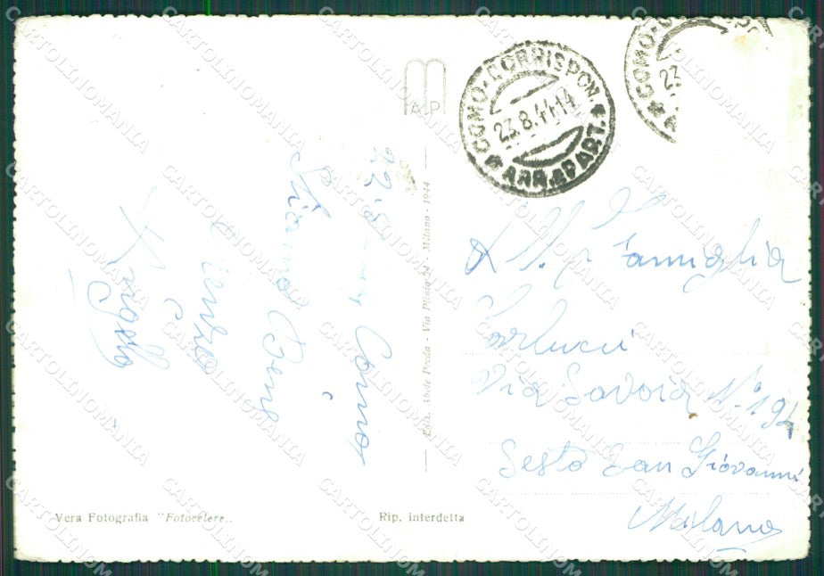 Como Città lago di Foto FG cartolina KB4306 – retro