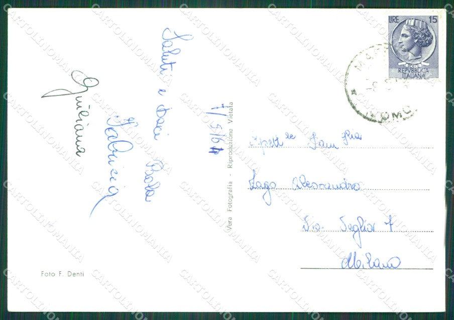 Lecco Margno Pian delle Betulle Foto FG cartolina KB4329 – retro