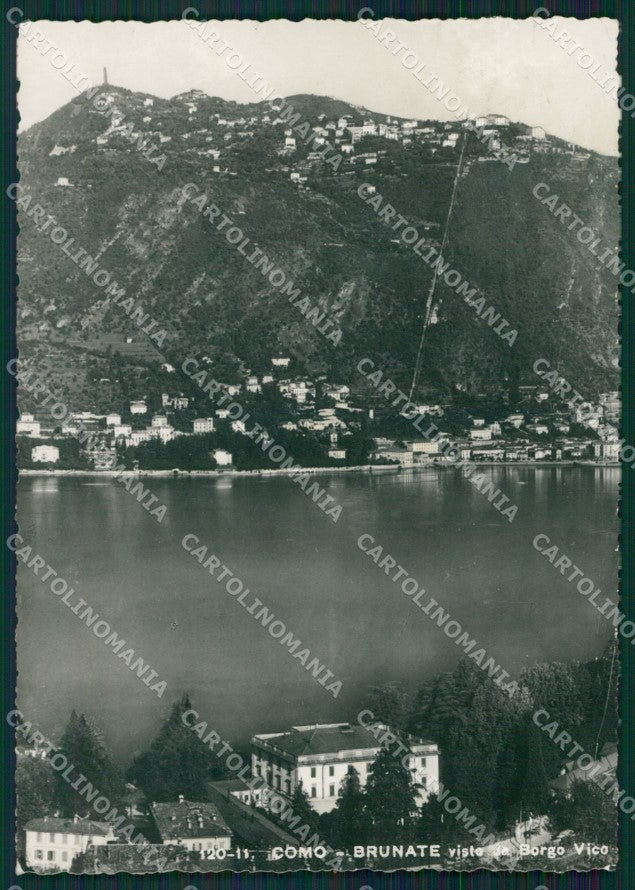 Como Brunate Lago di Como Foto FG cartolina KB4334 – fronte