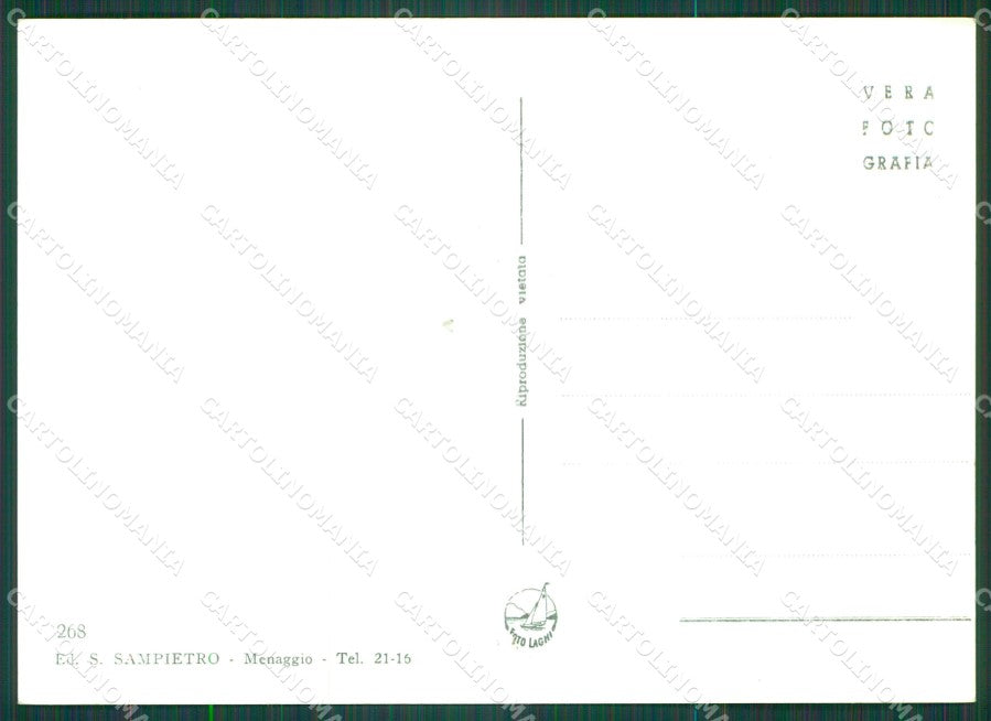 Como Lanzo d'Intelvi Lugano Lago di Foto FG cartolina KB4340 – retro