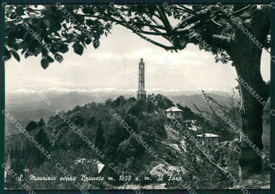 Como Brunate San Maurizio Lago di Como Foto FG cartolina KB4353 – fronte