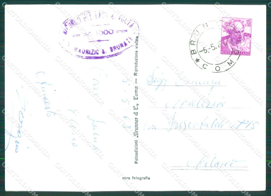 Como Brunate San Maurizio Foto FG cartolina KB4356 – retro