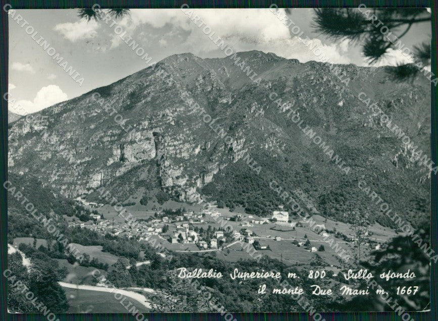 Lecco Ballabio Superiore Monte due Mani ABRASA Foto FG cartolina KB4357 – fronte