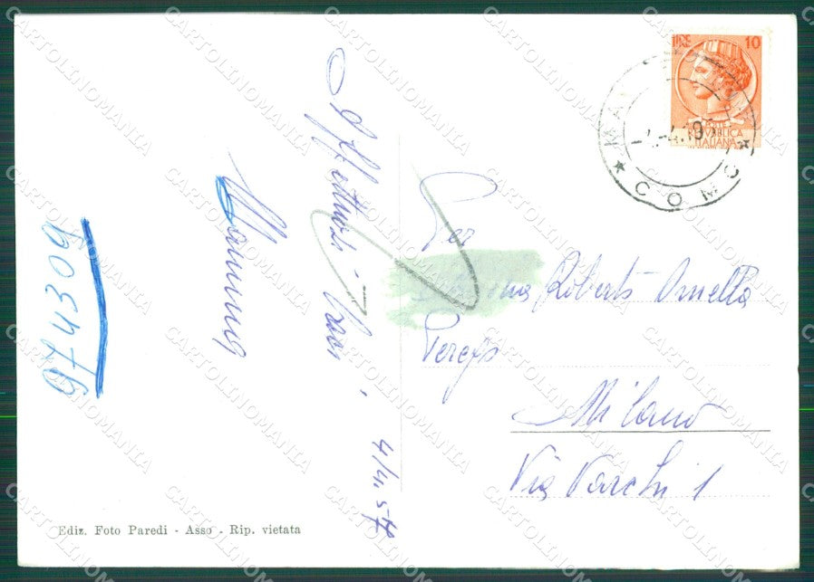 Como Magreglo COLLA Foto FG cartolina KB4358 – retro