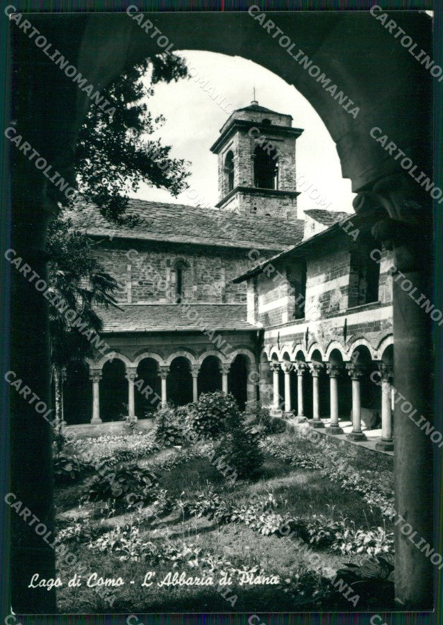 Lecco Colico Piona Abbazia di Foto FG cartolina KB4363 – fronte