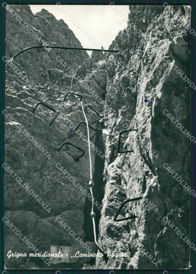 Lecco Grigna Meridionale Alpinismo STRAPPO Foto FG cartolina KB4368 – fronte