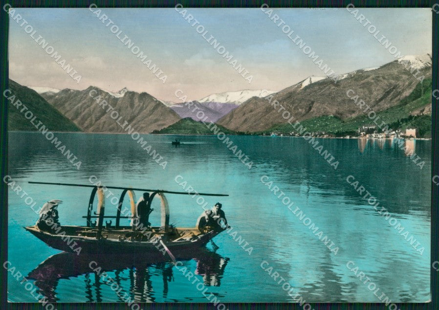 Como Menaggio Lago di Como Barca Foto FG cartolina KB4379 – fronte