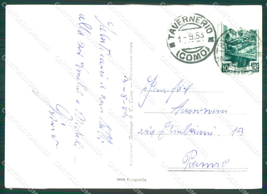 Como Brunate Lago di Como Foto FG cartolina KB4383 – retro