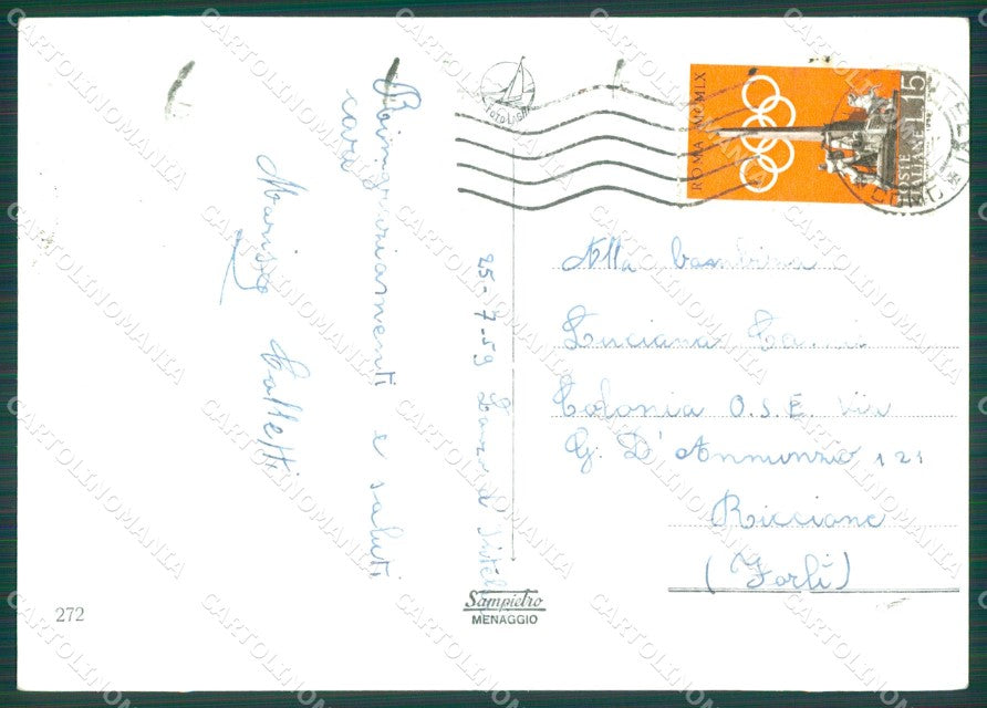 Como Lanzo Lugano Lago di Foto FG cartolina KB4384 – retro