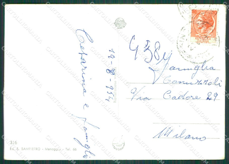 Lecco Esino Lario Foto FG cartolina KB4385 – retro