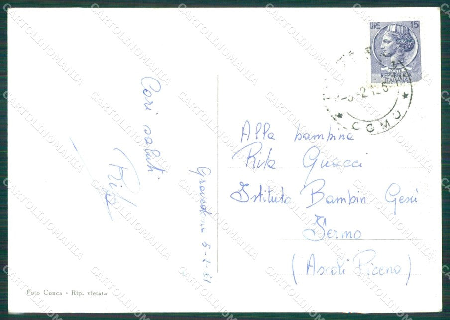 Como Gravedona Lago di Como PIEGHINA Foto FG cartolina KB4388 – retro