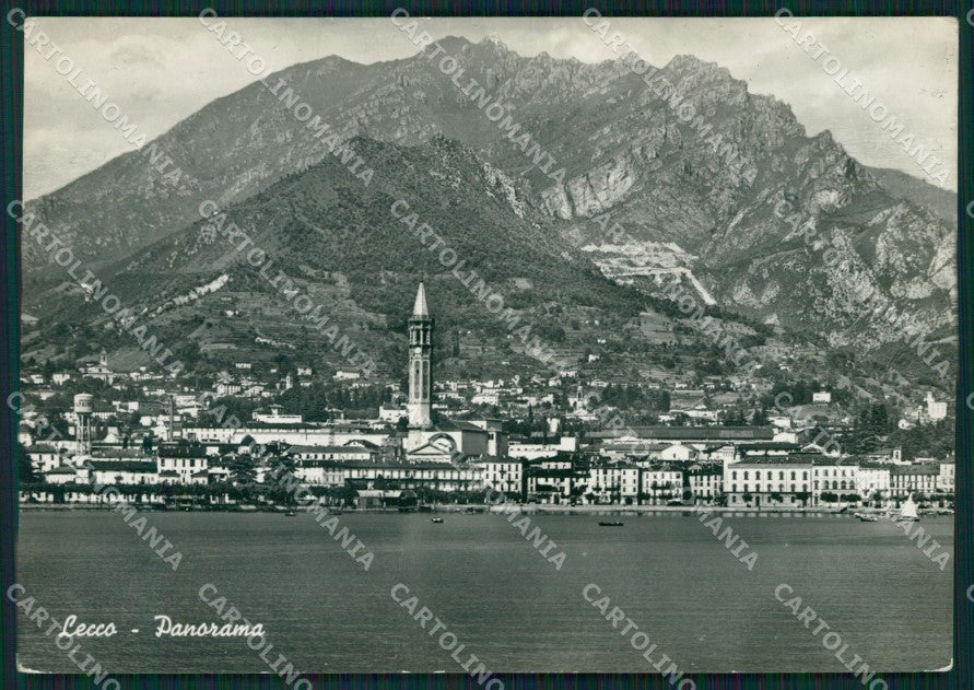 Lecco Città Lago di Como PIEGA Foto FG cartolina KB4389 – fronte