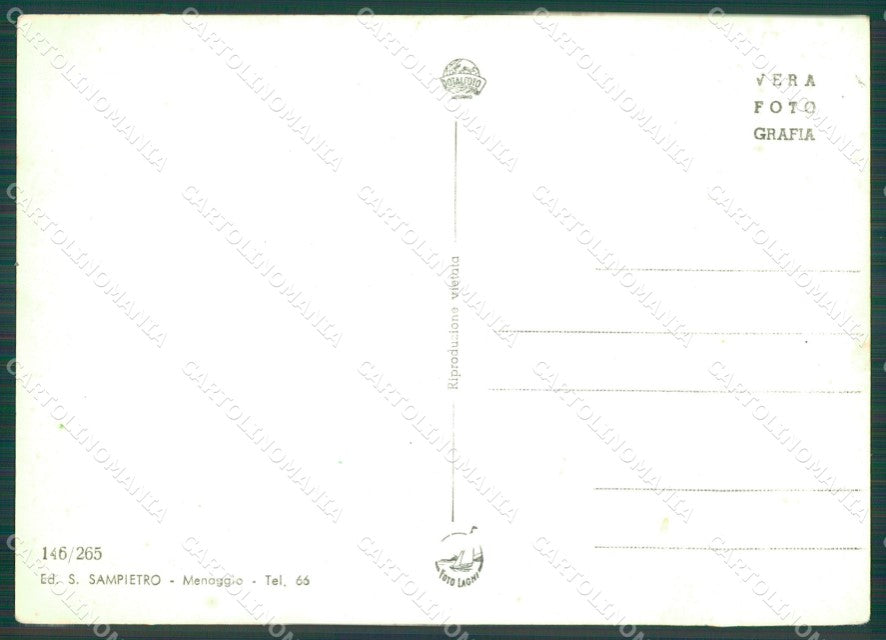 Como Cernobbio Villa d'Este Lago di Como PIEGHINA Foto FG cartolina KB4392 – retro