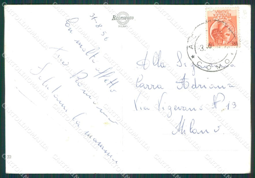 Lecco Città Lago di Como ABRASA Foto FG cartolina KB4395 – retro