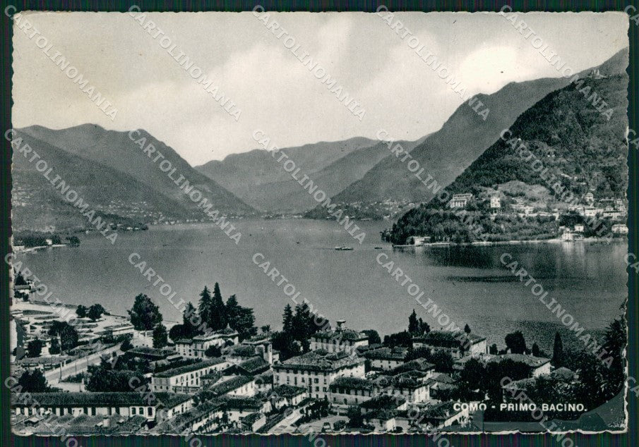 Como Città lago di ABRASA PIEGHINE Foto FG cartolina KB4399 – fronte