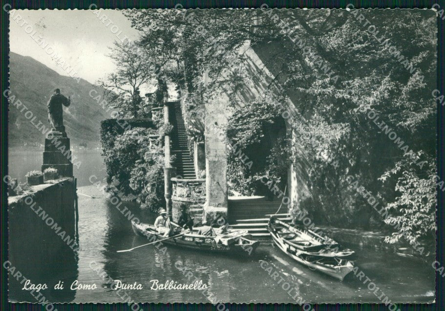 Como Punta Balbianello Lago di Como Barche Foto FG cartolina KB4404 – fronte