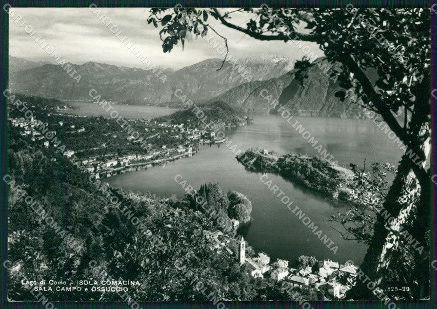 Como Isola Comacina Sala Campo Ossuccio Lago di Como Foto FG cartolina KB4405 – fronte