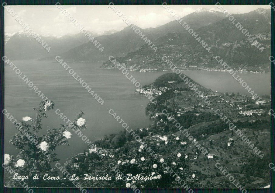 Como Bellagio Lago di Como PIEGHE Foto FG cartolina KB4408 – fronte