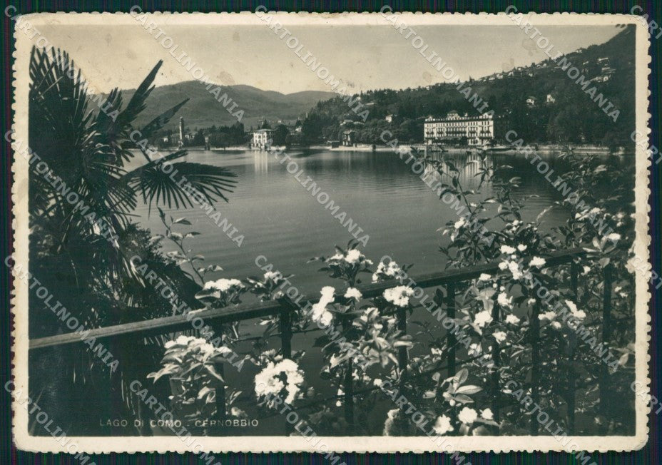 Como Cernobbio Lago di Como Foto FG cartolina KB4410 – fronte