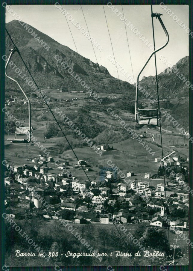 Lecco Barzio Seggiovia Piani di Bobbio Foto FG cartolina KB4412 – fronte