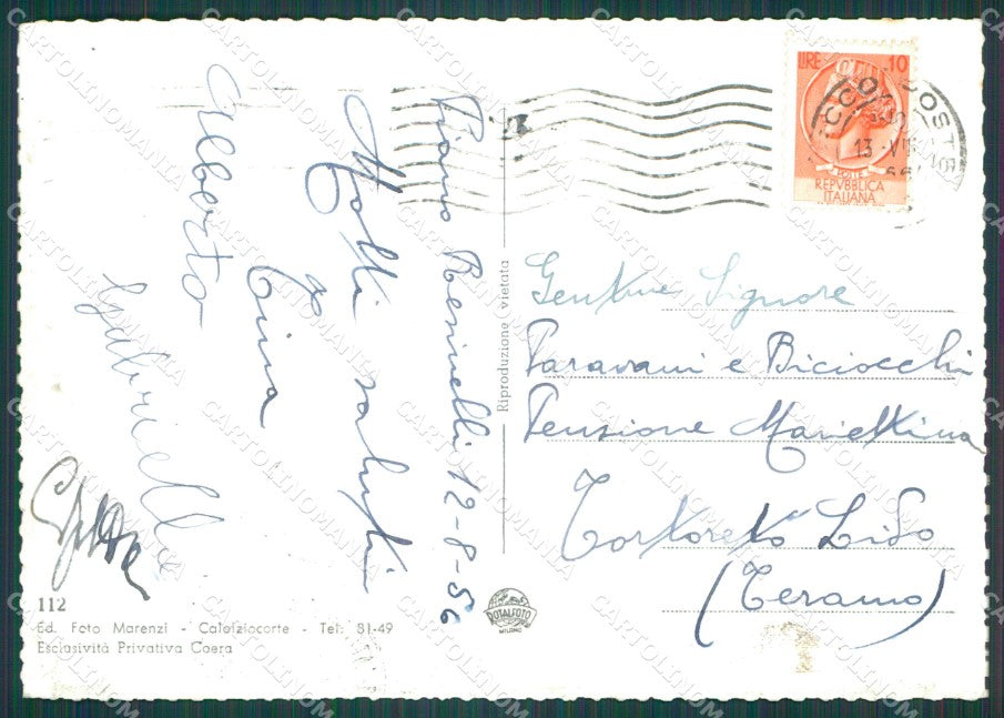 Lecco Abbadia Lariana Piani Resinelli MACCHIA Foto FG cartolina KB4417 – retro