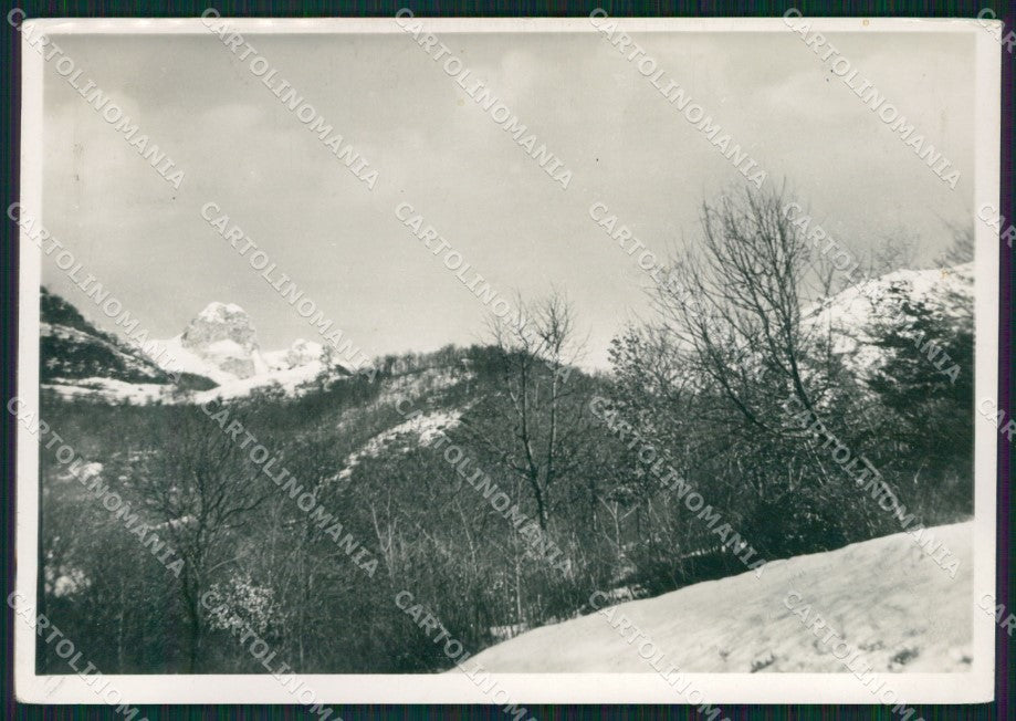 Como Canzo Corni di Nevicata Foto FG cartolina KB4421 – fronte