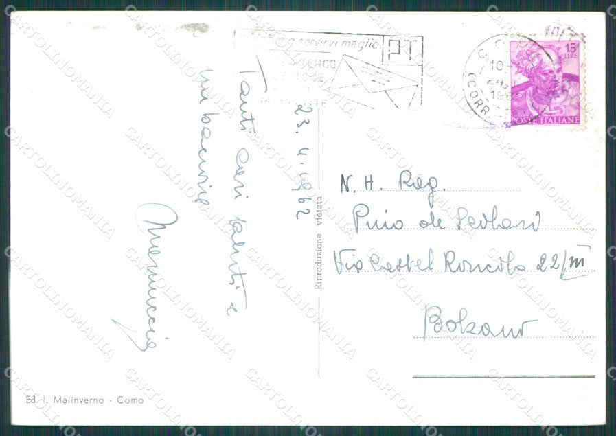 Como Brunate San Maurizio Foto FG cartolina KB4423 – retro