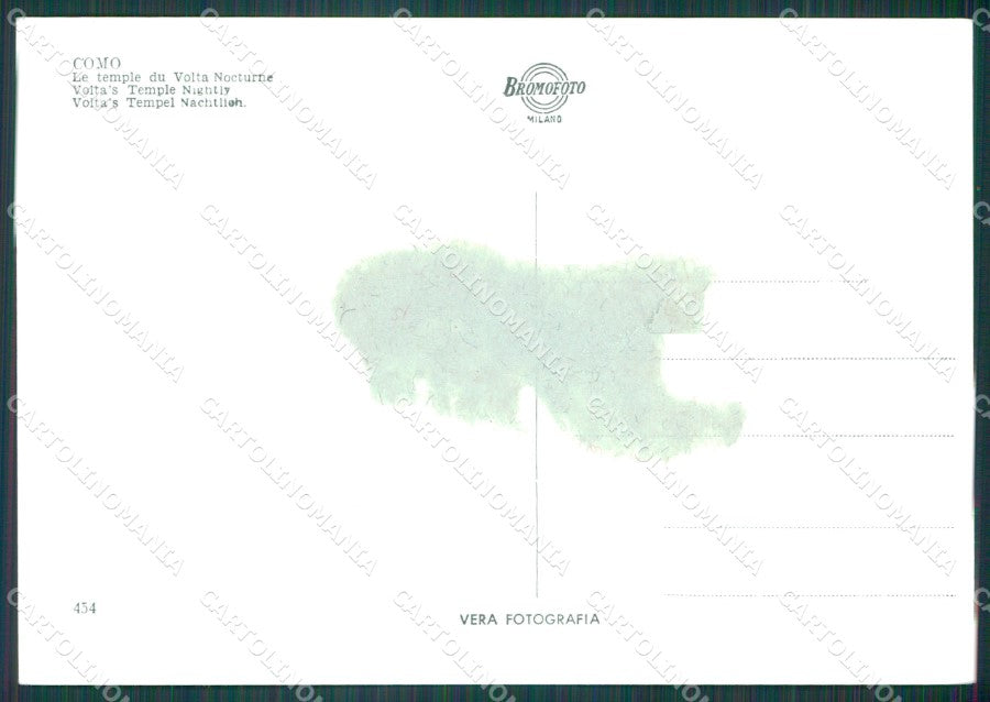 Como Città Volta COLLA Foto FG cartolina KB4426 – retro