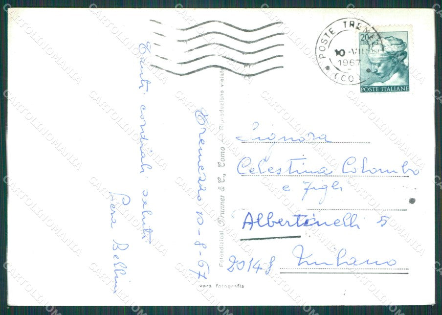 Como Tremezzo Villa Carlotta Lago di Como Foto FG cartolina KB4432 – retro