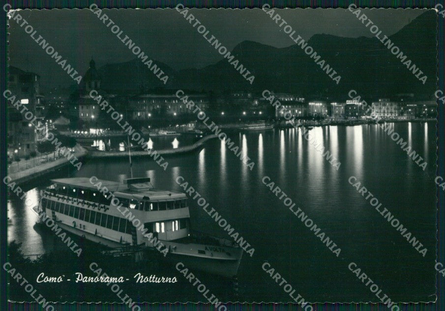Como Città Lago di Battello Foto FG cartolina KB4438 – fronte