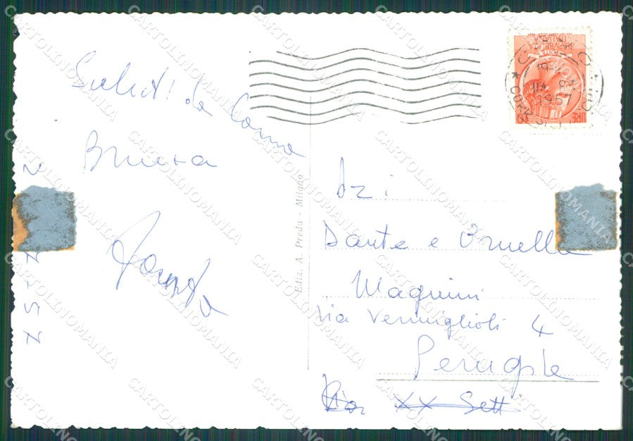 Como Città Lago di COLLA Foto FG cartolina KB4439 – retro