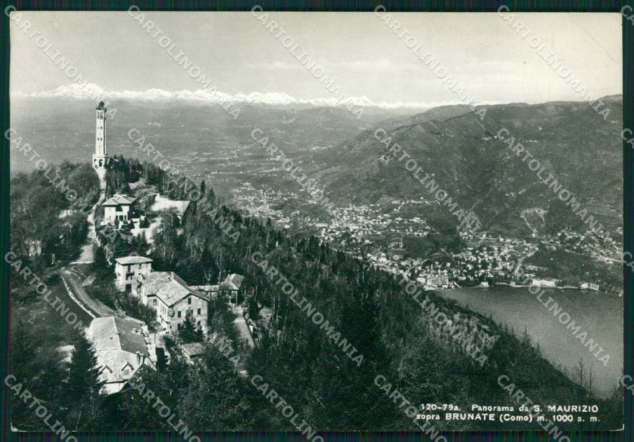 Como Brunate San Maurizio Lago di Como Foto FG cartolina KB4445 – fronte