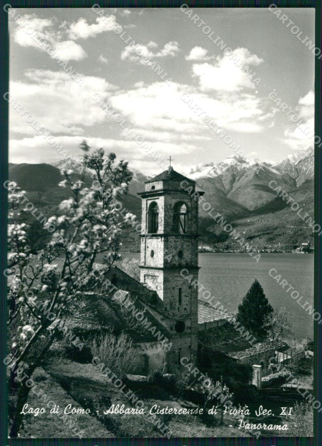Lecco Colico Piona Abbazia di Lago di Como Foto FG cartolina KB4458 – fronte