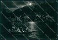 Lecco Città Lago di Como Chiaro di Luna Manzoni Barca Foto FG cartolina KB4464 – fronte