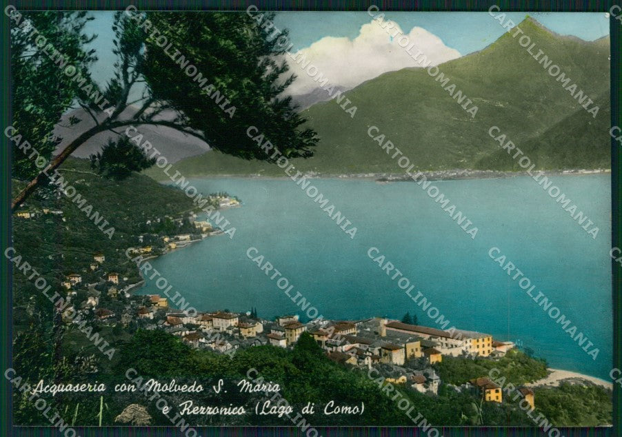 Como San Siro Acquaseria Molveno Santa Maria Rezzonico Foto FG cartolina KB4474 – fronte