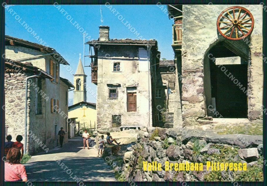 Bergamo Capovalle Val Brembana Roncobello Foto FG cartolina KB4483 – fronte